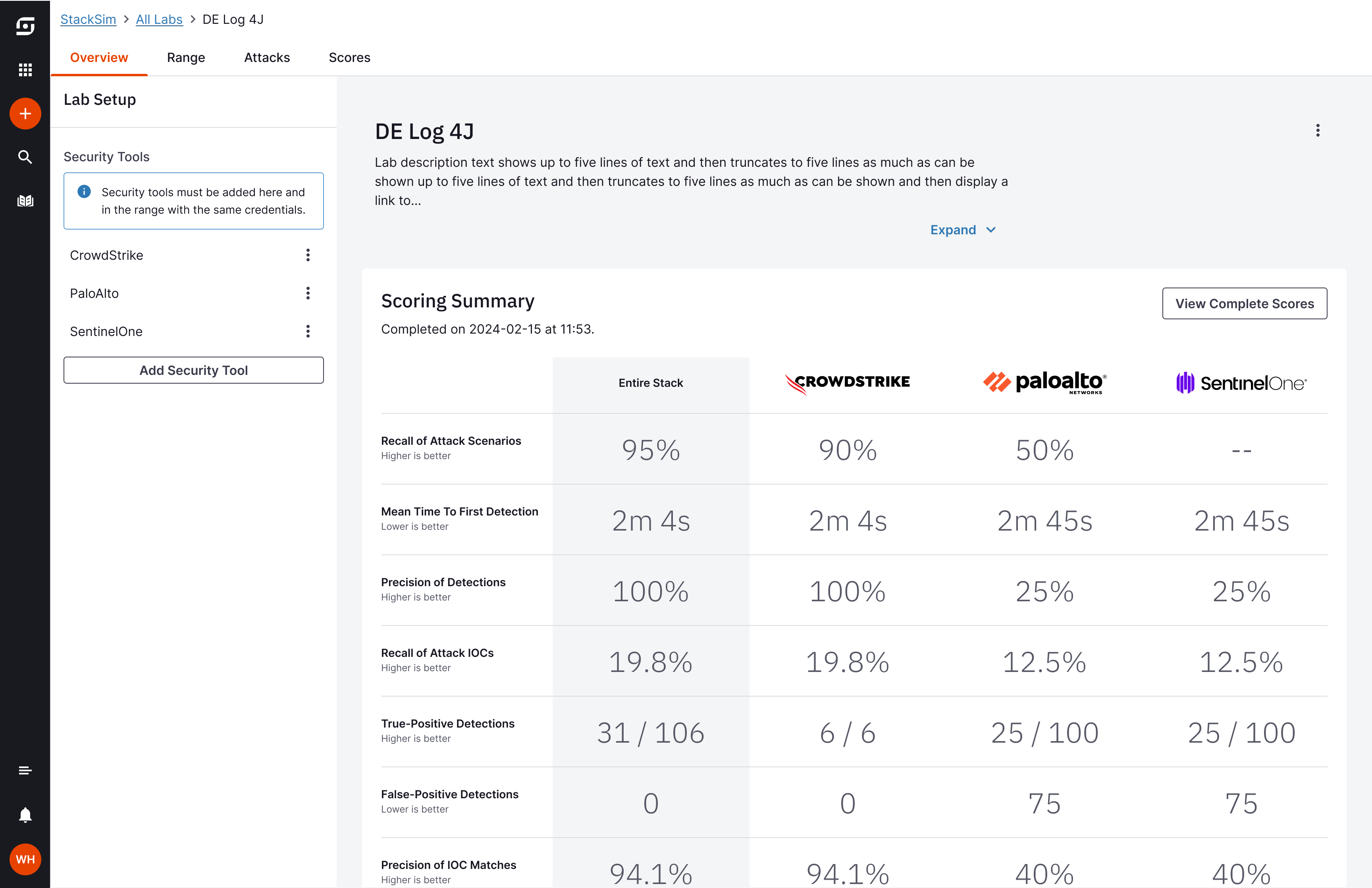 StackSim Lab Overview